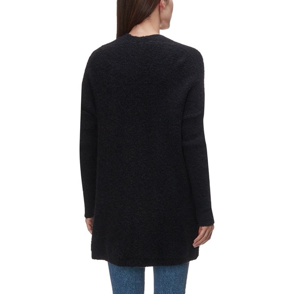 Free People Women's Black Open Phantom Cardigan Sweater EUC Size Small - Picture 2 of 6